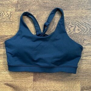 Calia Women's Black Criss Cross Back Sports Bra - Size Medium